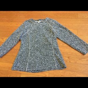 Ann Taylor sweater top elegant piping detail